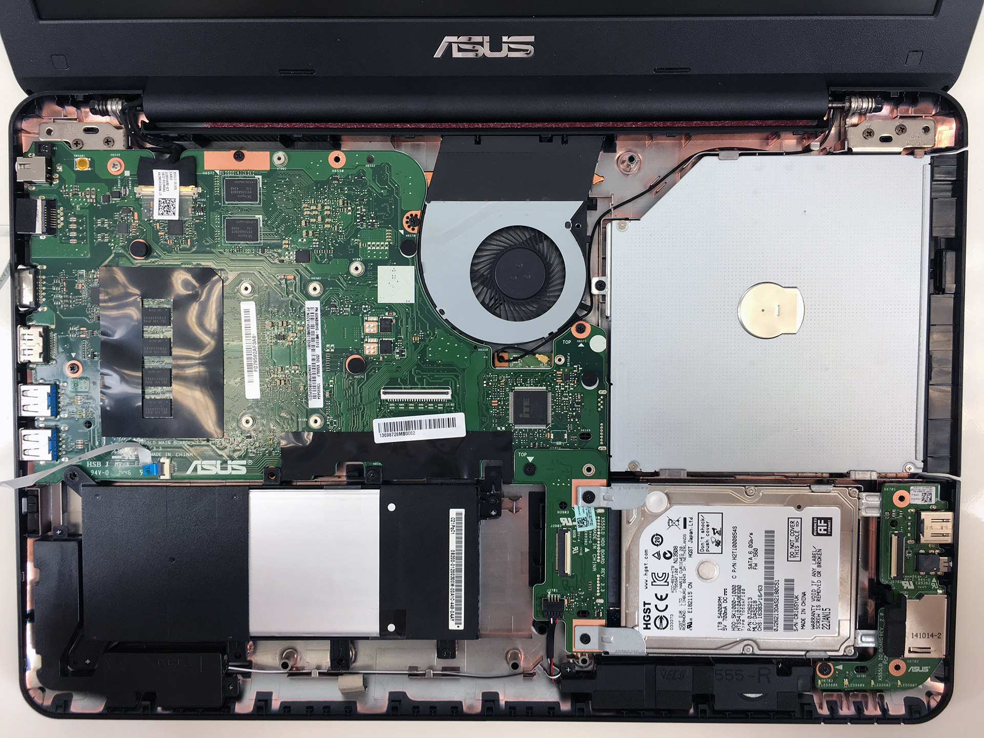How to replace and fix ASUS X555LN-3D V555L X545 metal LED 1422-01V20AS 1422-01VJ0AS LCD Cable (ASUS X555)